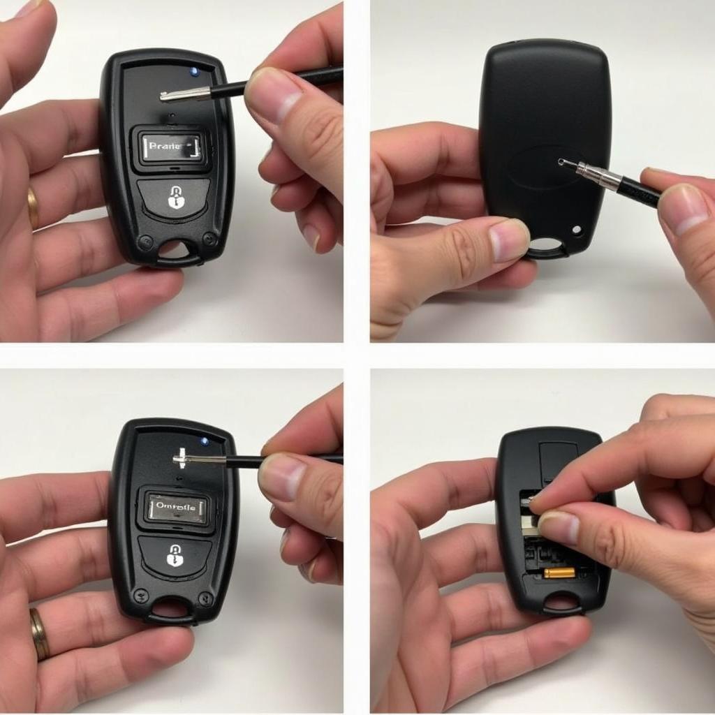 Replacing the battery in a 2000 Cadillac DeVille key fob