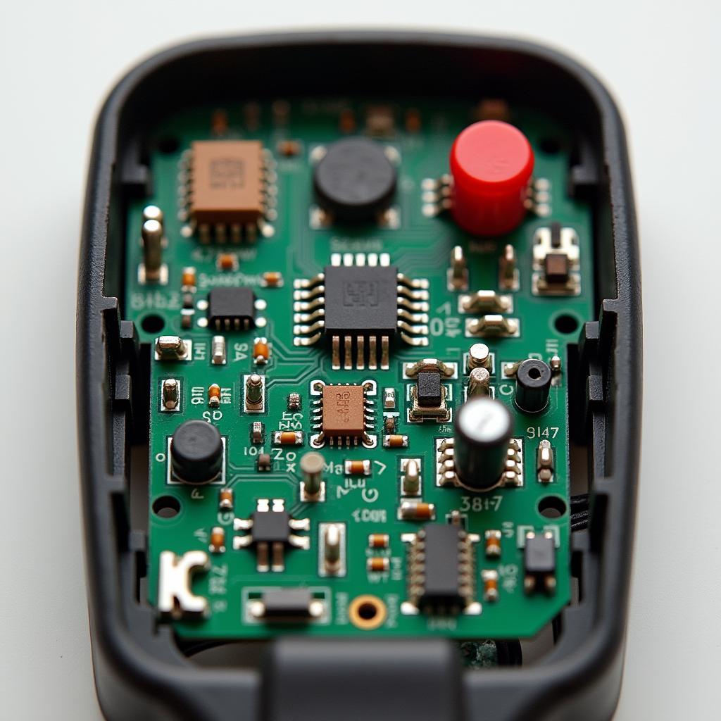 2000 Subaru Outback Key Fob Circuit Board Closeup