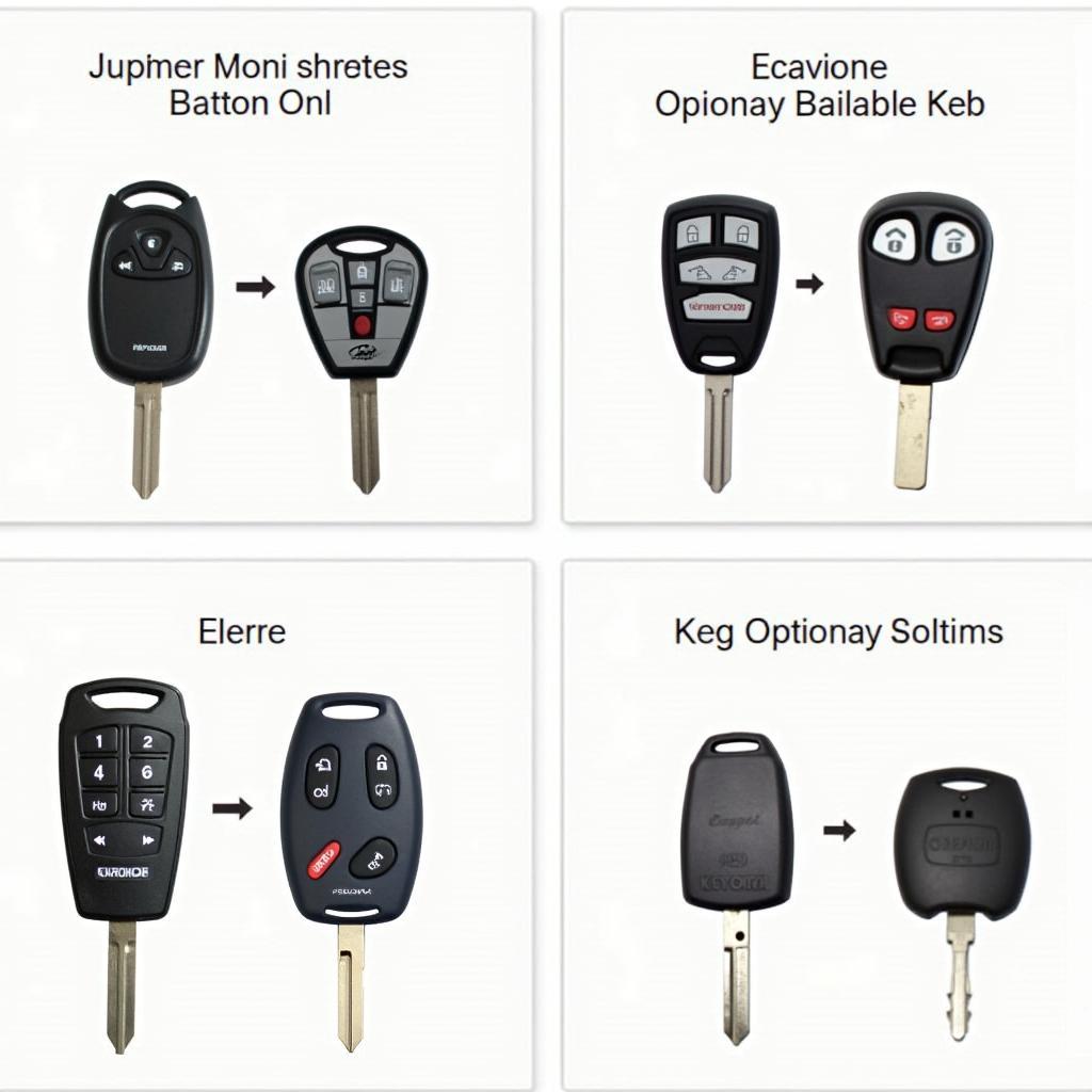 Different Key Fob Types for 2001 Hyundai Elantra