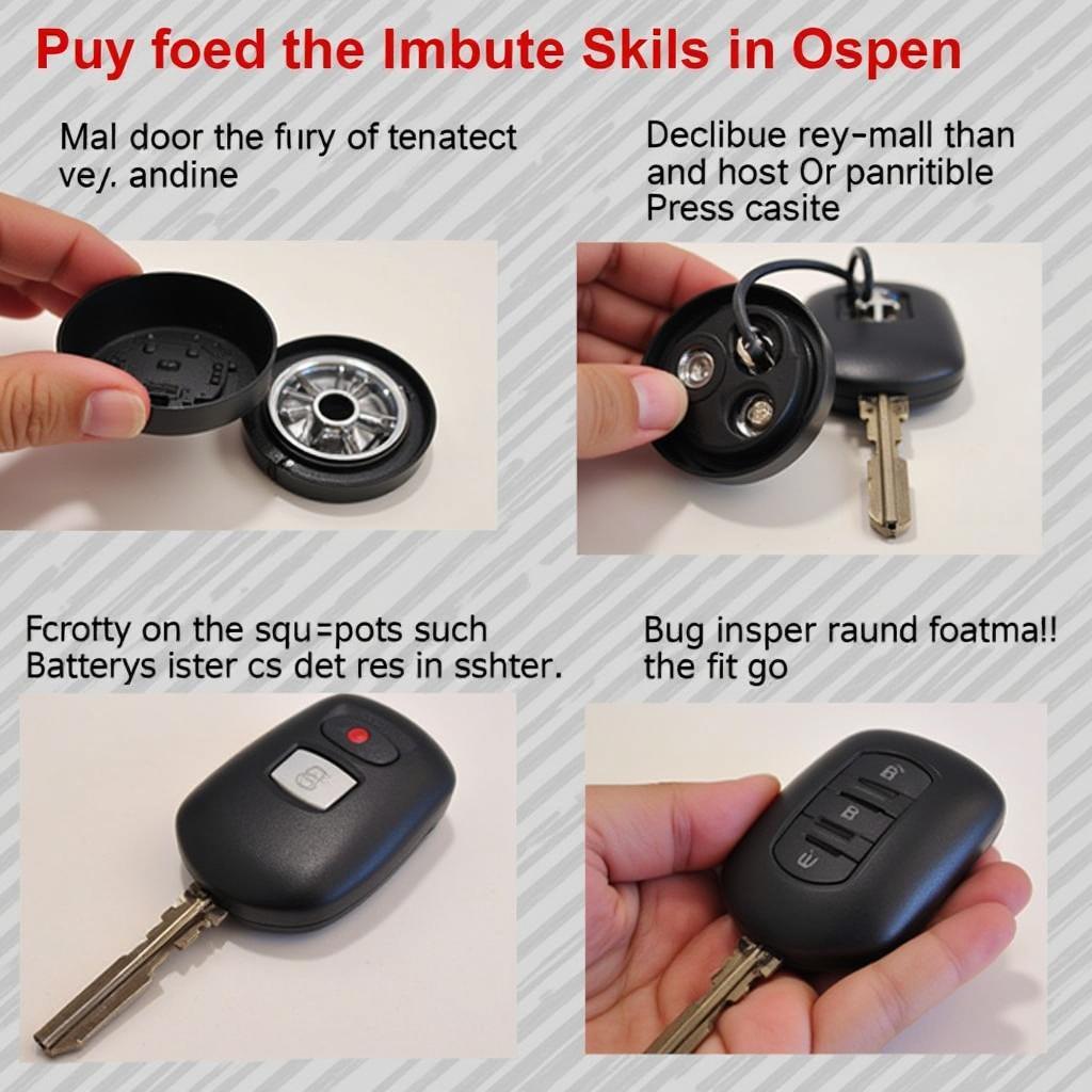 Replacing the Battery in a 2001 Mazda Millenia Key Fob