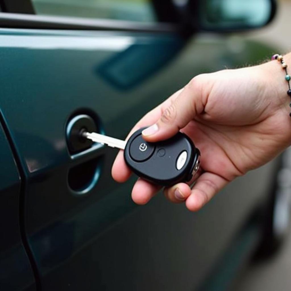 Demonstrating Keyless Entry on a 2001 Mazda Millenia