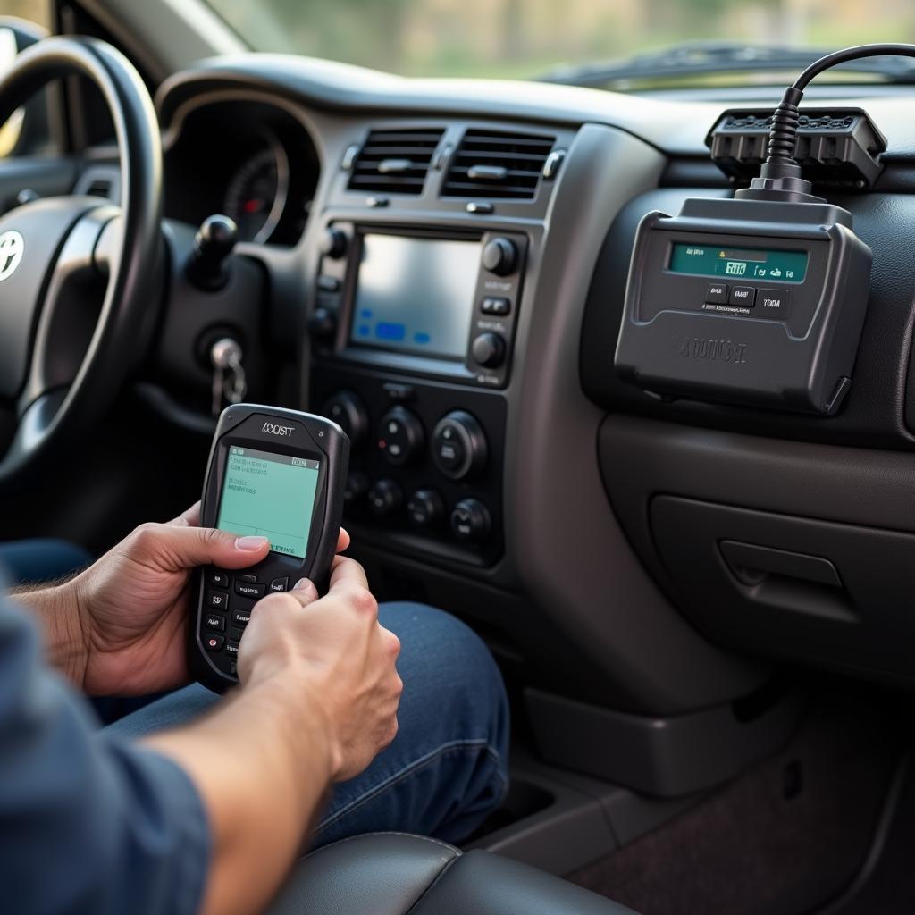 Programming a 2002 Toyota 4Runner Key Fob with Diagnostic Equipment