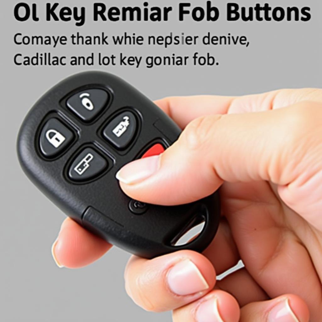 2003 Cadillac Key Fob Programming