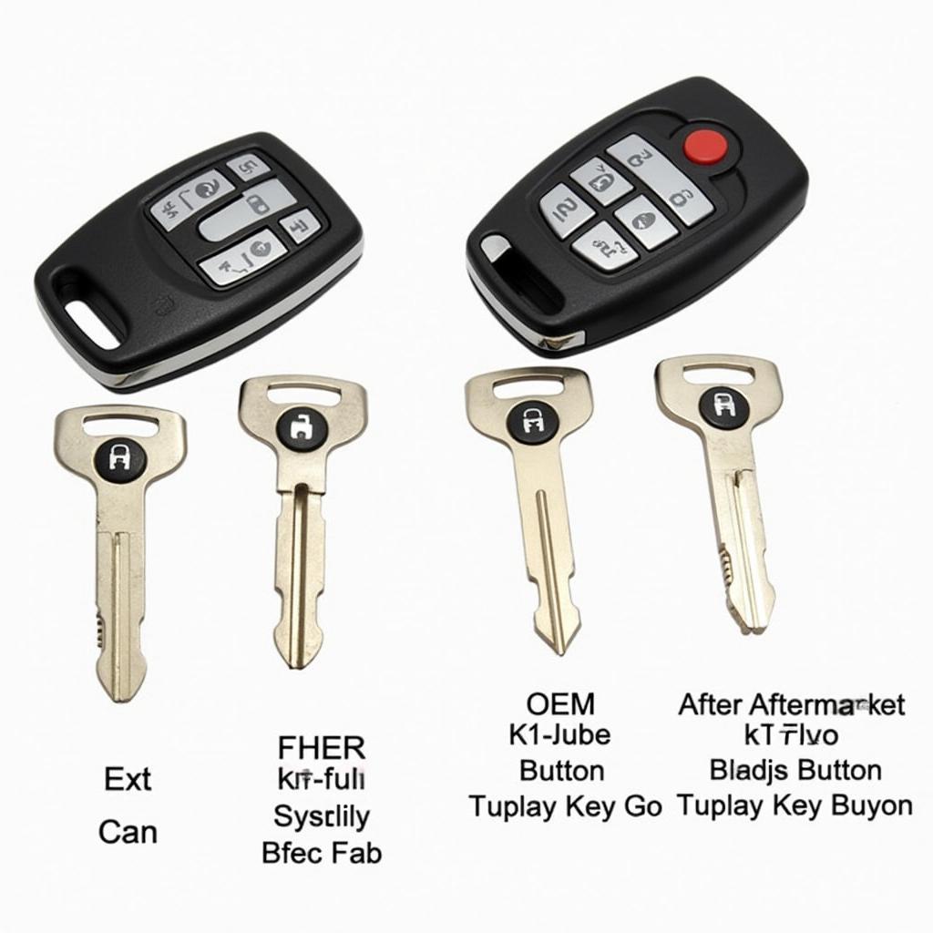 Different Types of 2003 Honda Element Key Fobs