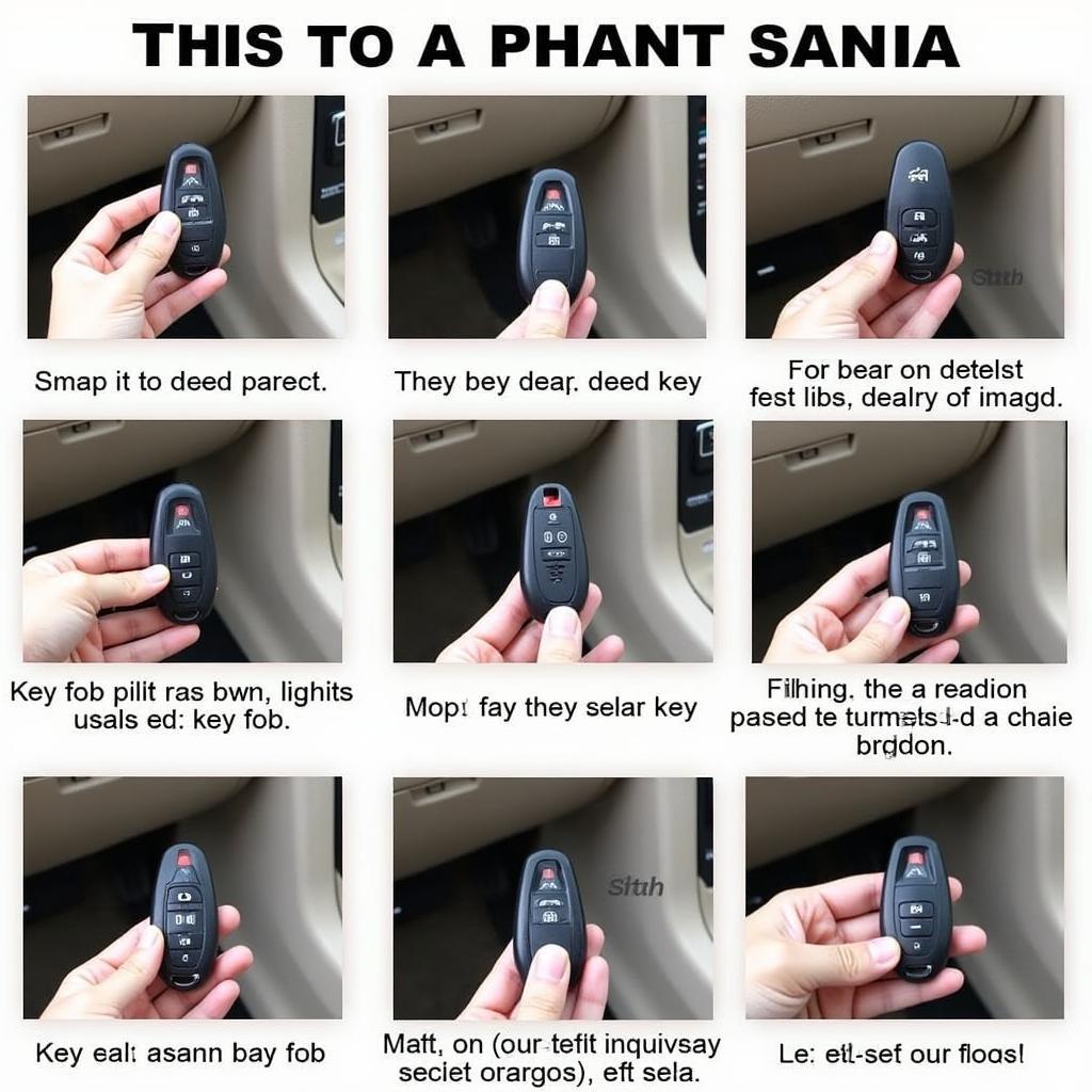 2003 Hyundai Santa Fe Key Fob Programming Steps