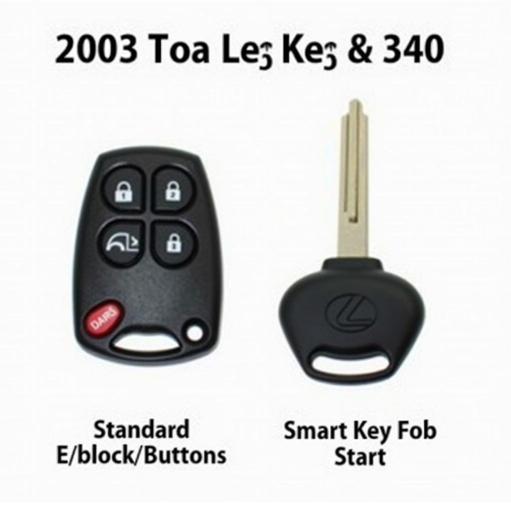 2003 Lexus LS430 Key Fob Types: Standard vs. Smart Key