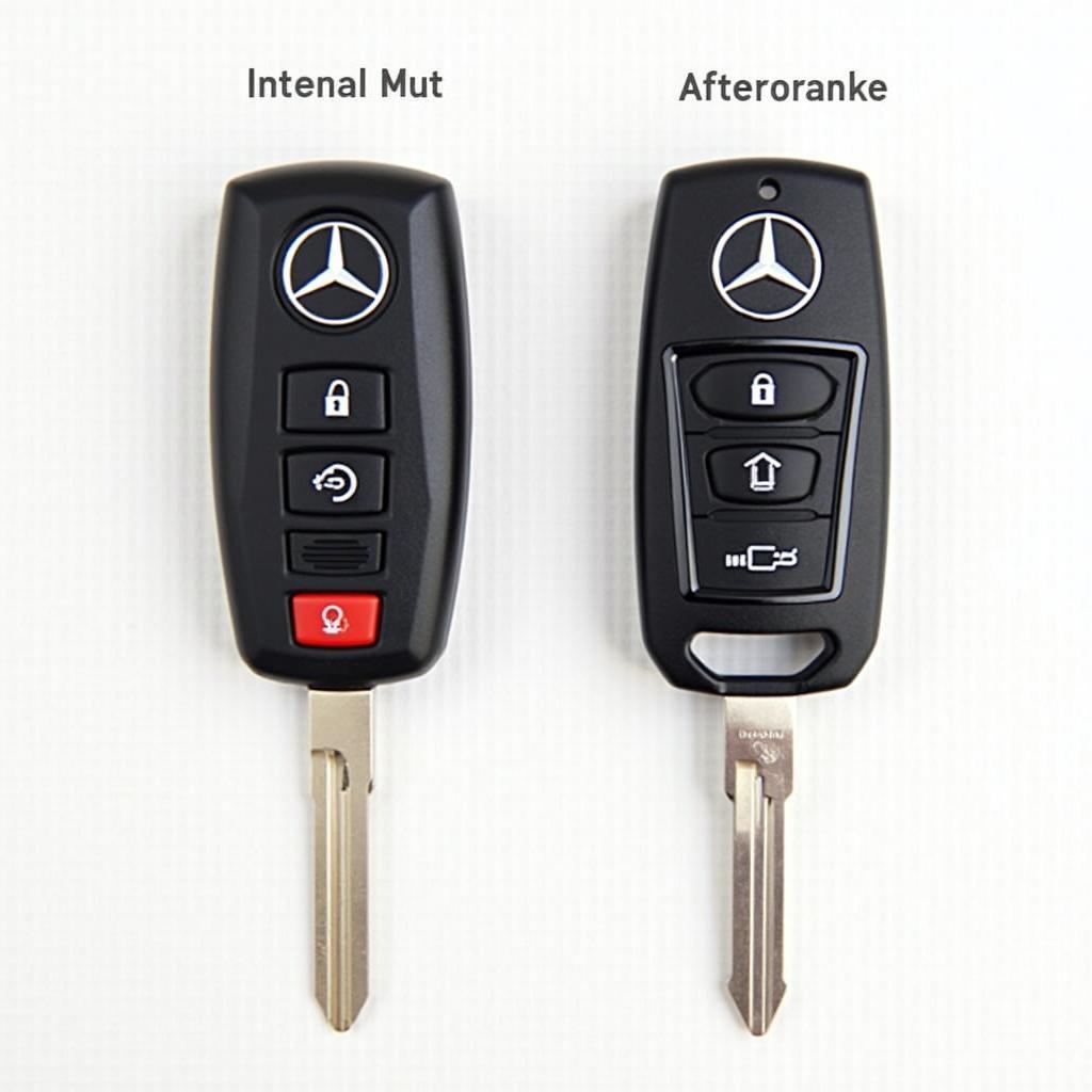 Different Types of 2003 Mercedes Flip Keys