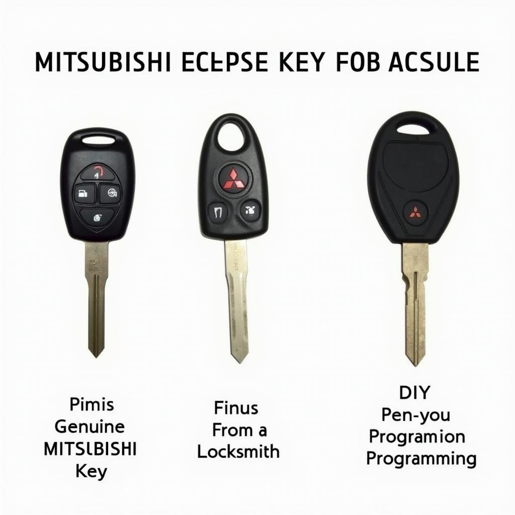 2003 Mitsubishi Eclipse Key Fob Types: Dealership, Locksmith, and DIY Options