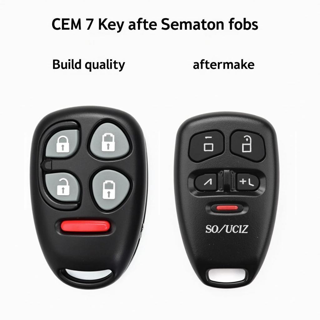 2003 Pontiac Sunfire Key Fob Options: OEM vs Aftermarket