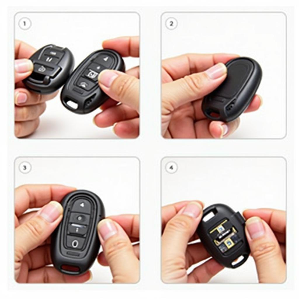 Step-by-Step Guide on Replacing a 2003 Subaru Outback Key Fob Battery: Illustrating each step with clear visuals and labels