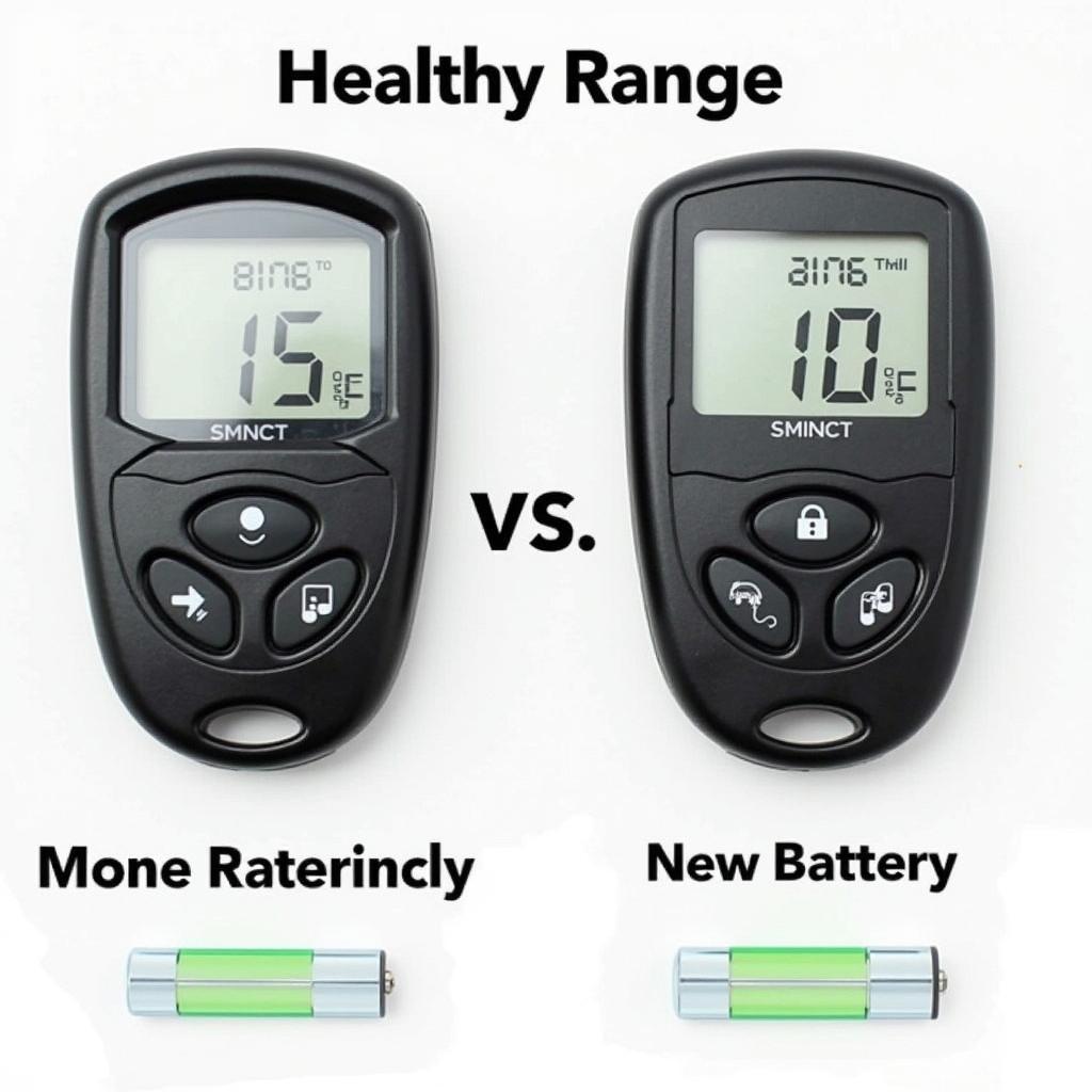 2003 Subaru Outback Key Fob Range Test: Demonstrating the reduced range of a key fob with a weak battery compared to a new battery