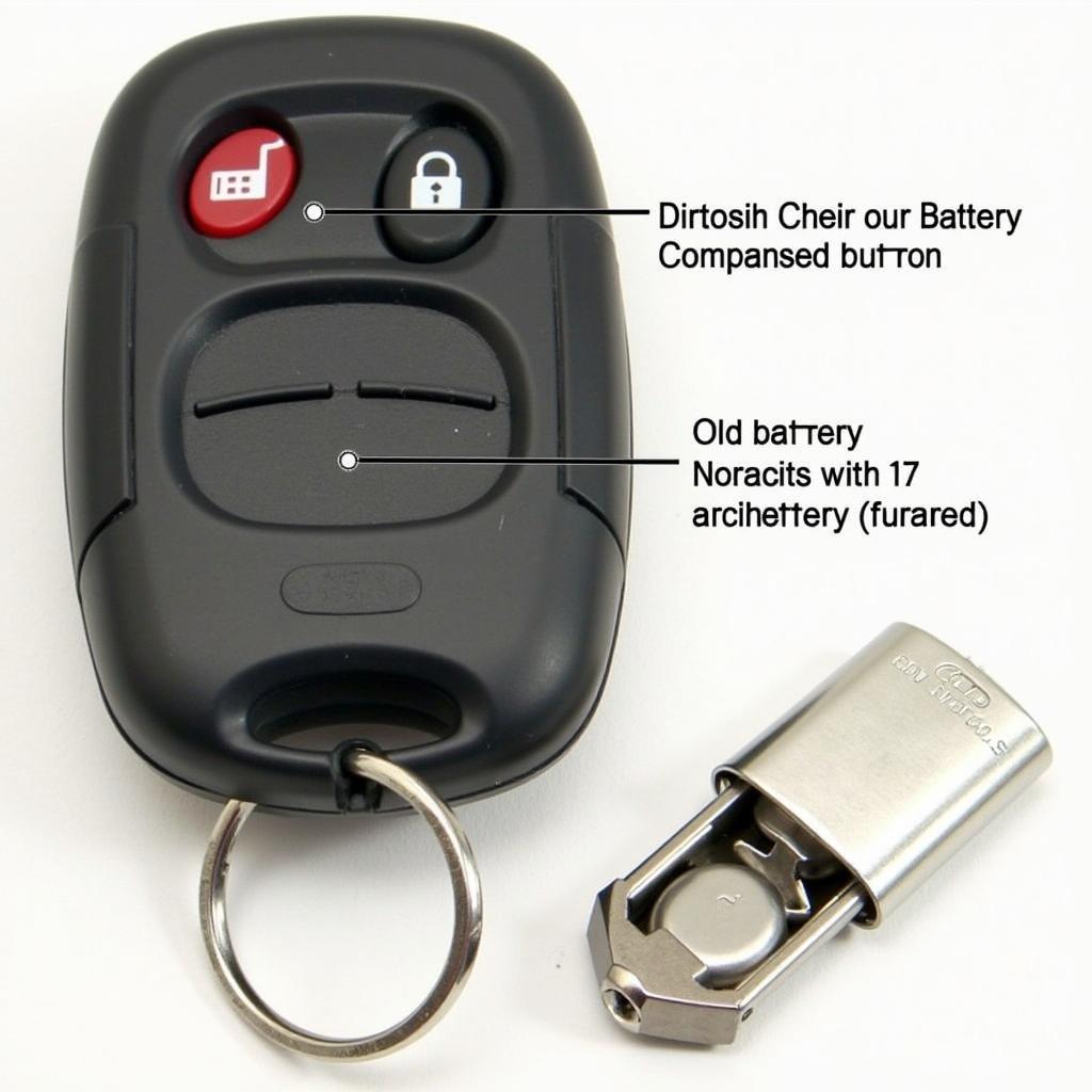 Replacing the battery in a 2004 Cadillac CTS key fob