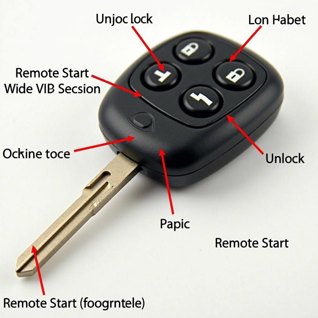 Functions of a 2004 Chevy Silverado key fob