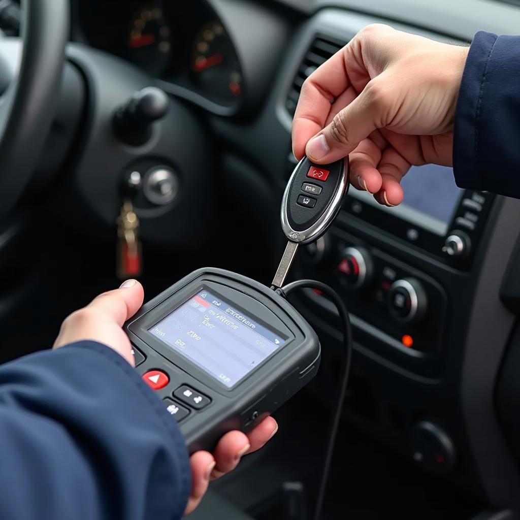 Programming a 2004 Honda Accord EXL Key Fob with a Professional Diagnostic Tool