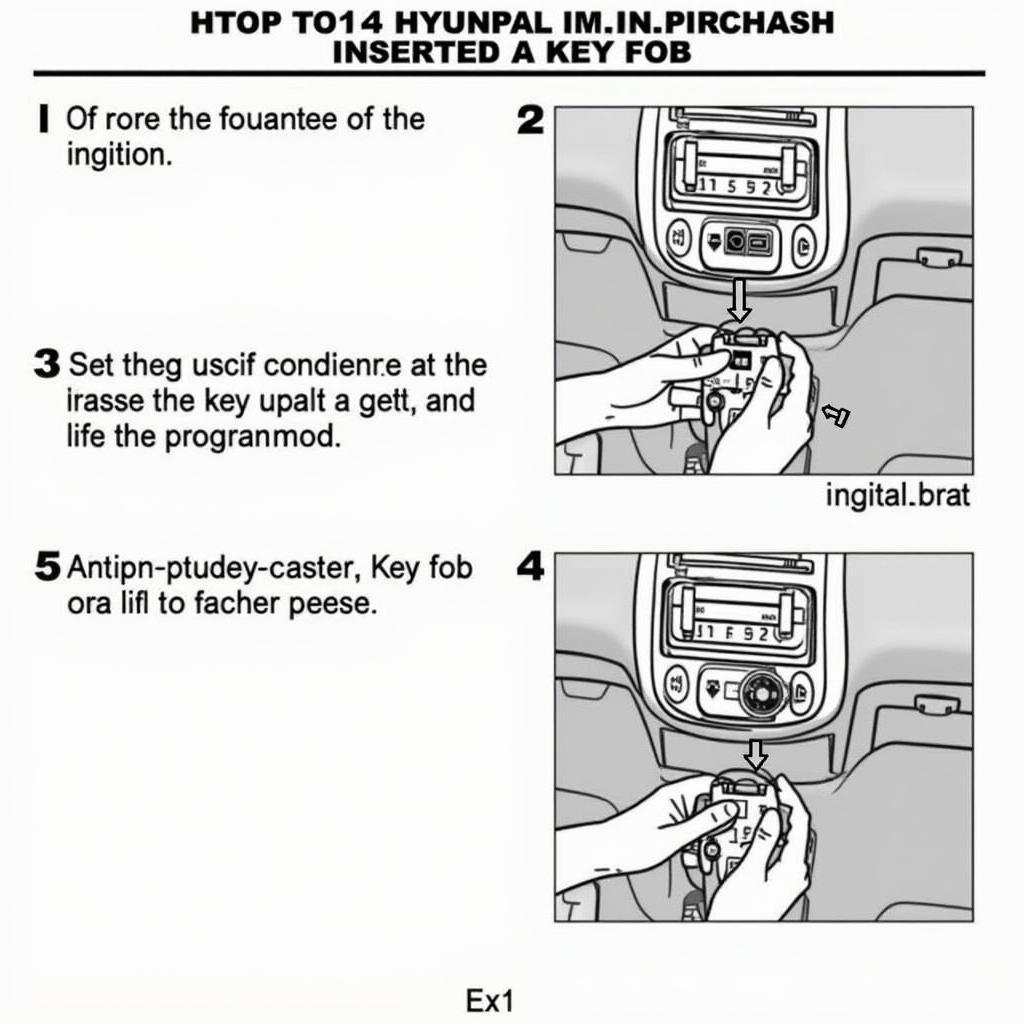 2004 Hyundai Santa Fe Key Fob Programming Steps