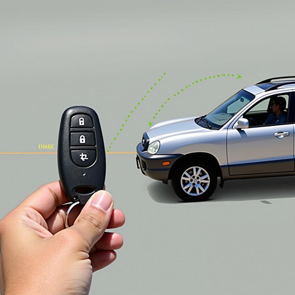 2004 Hyundai Santa Fe Key Fob Range Test