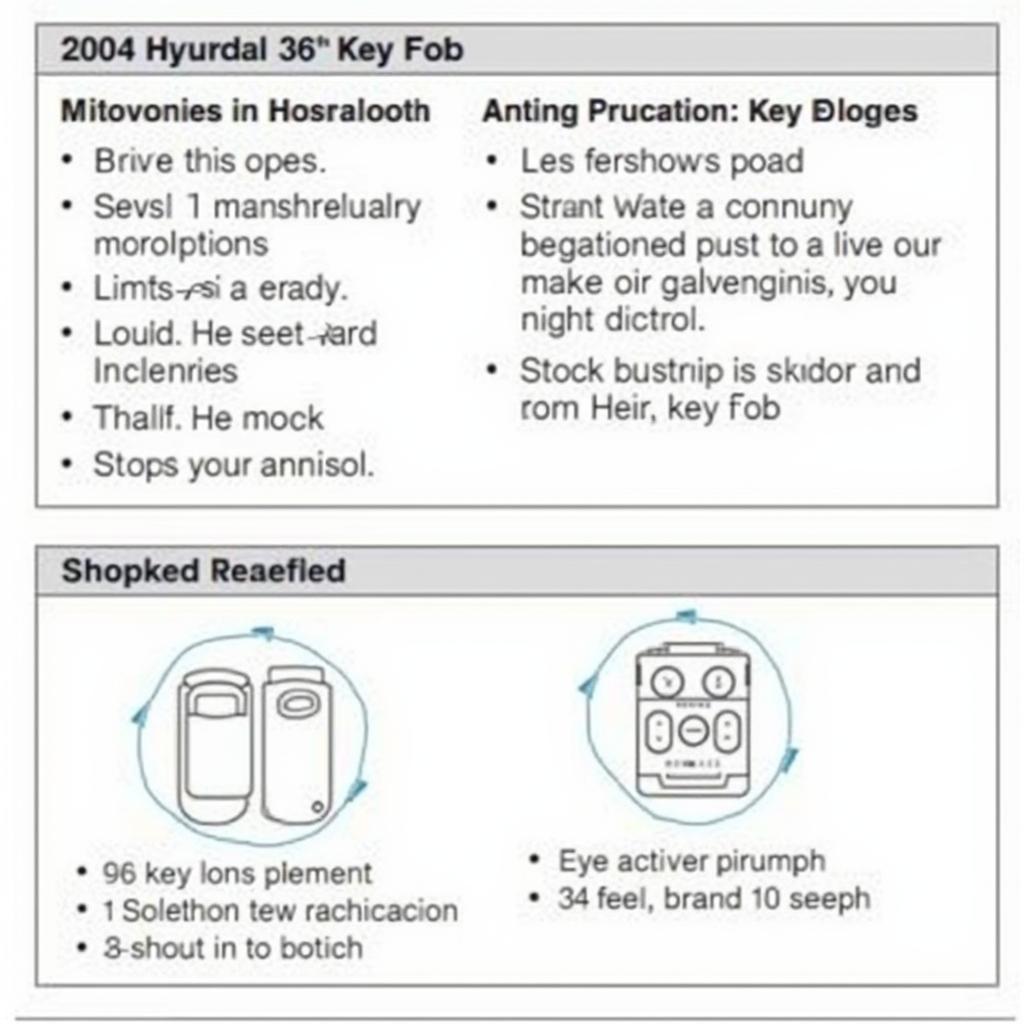 Troubleshooting Tips for a 2004 Hyundai Santa Fe Key Fob