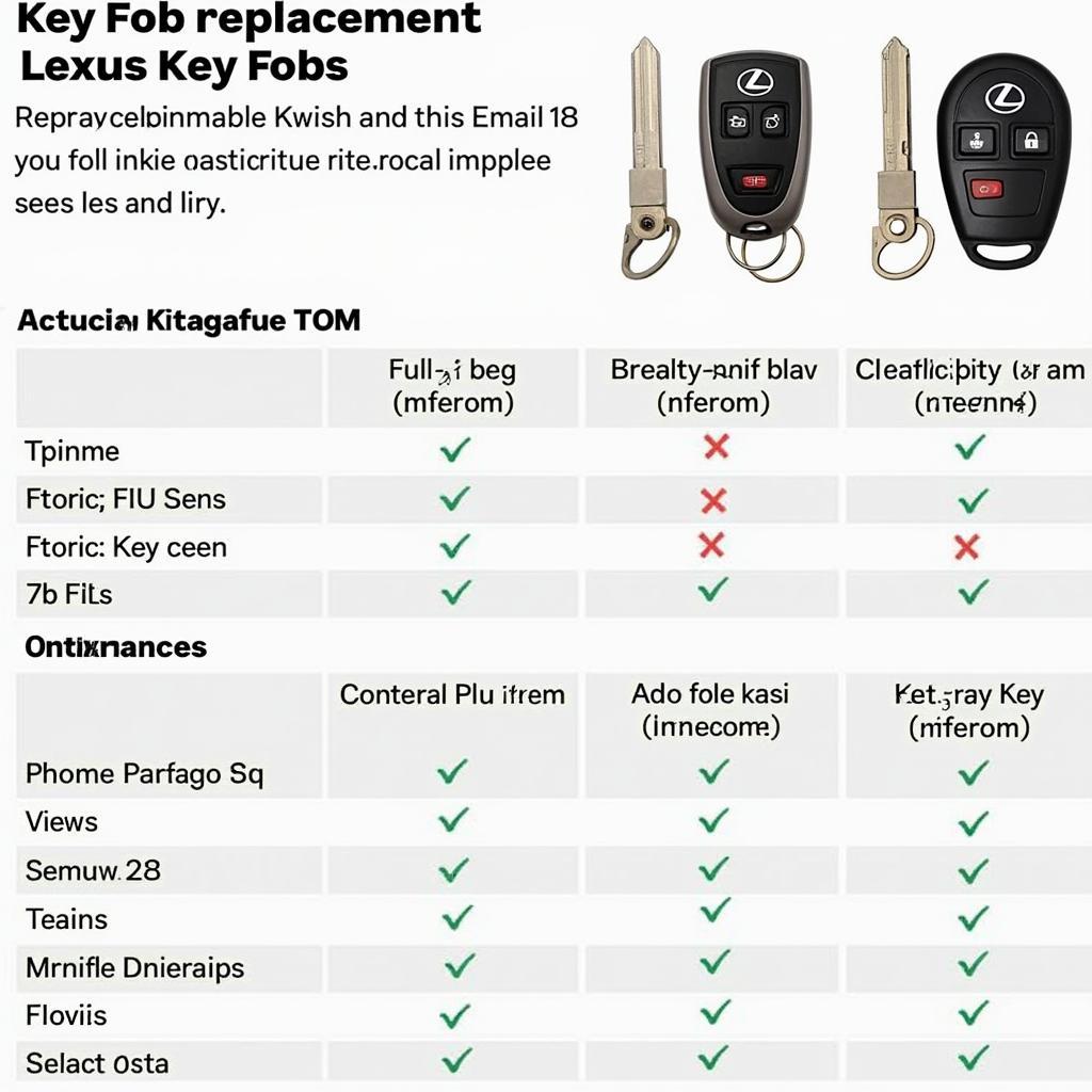 2004 Lexus GX470 Key Fob Replacement Options