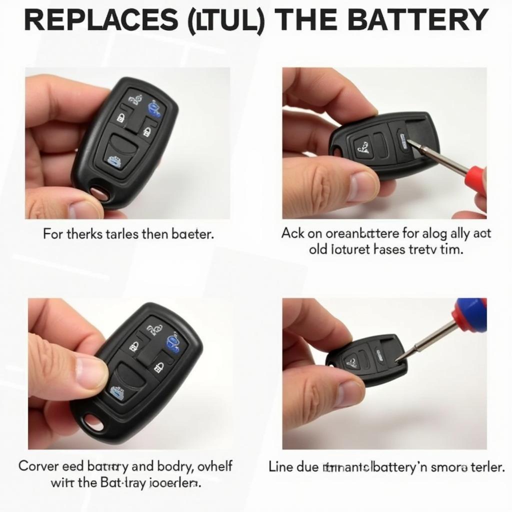 Replacing the Battery in a 2004 Subaru Legacy Key Fob