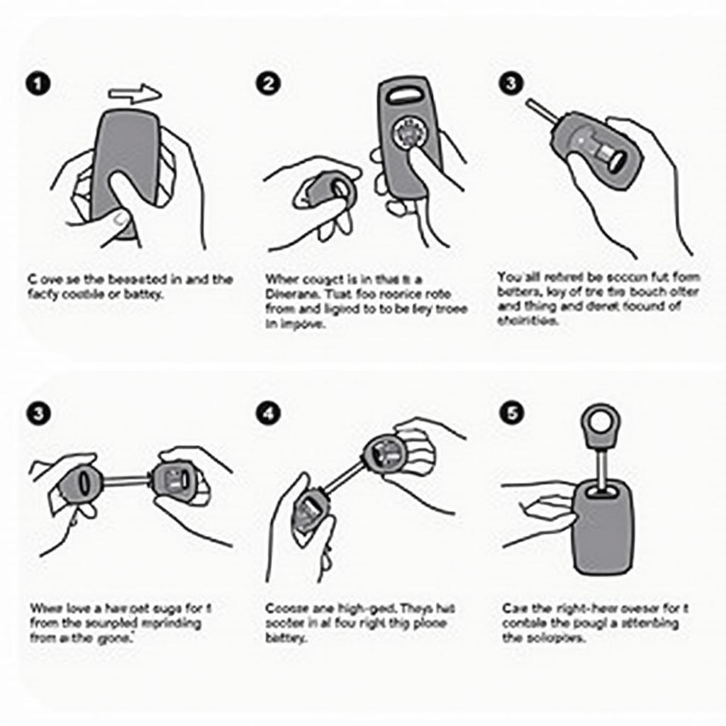 Step-by-step instructions for replacing the battery in a 2005 Audi A6 key fob