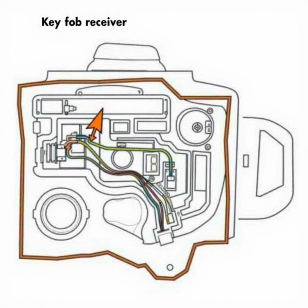 Locating the Key Fob Receiver in a 2005 Cadillac CTS