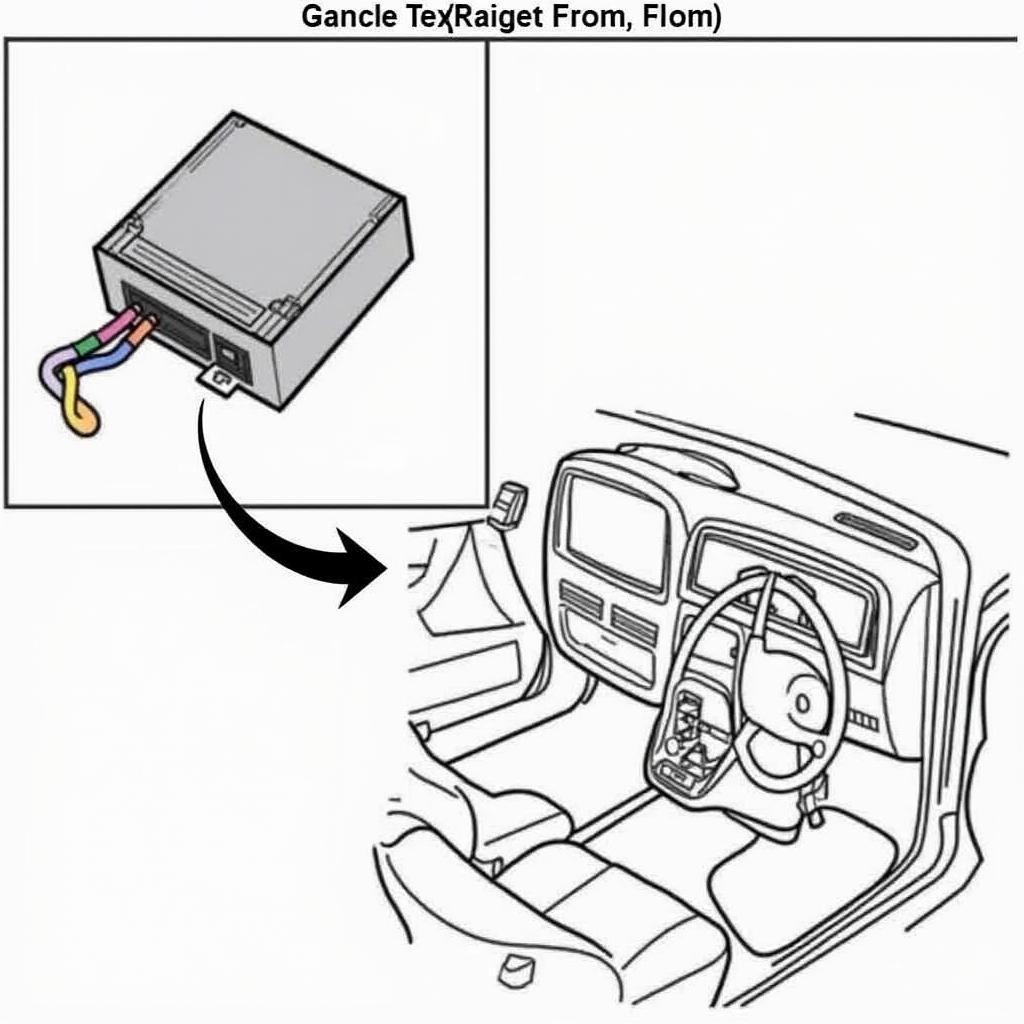 The Key Fob Receiver Module in a 2005 Chrysler Town and Country