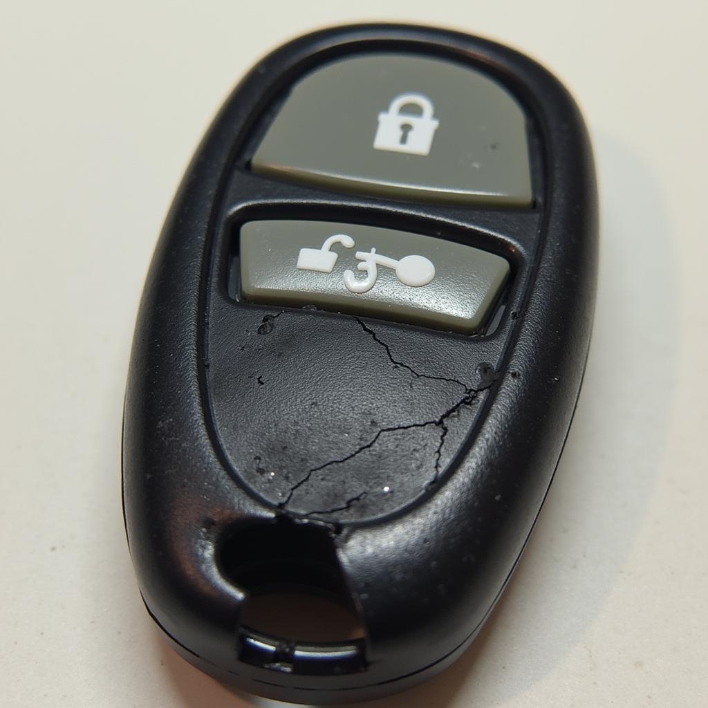 Worn 2005 Chrysler Town and Country Key Fob Cover