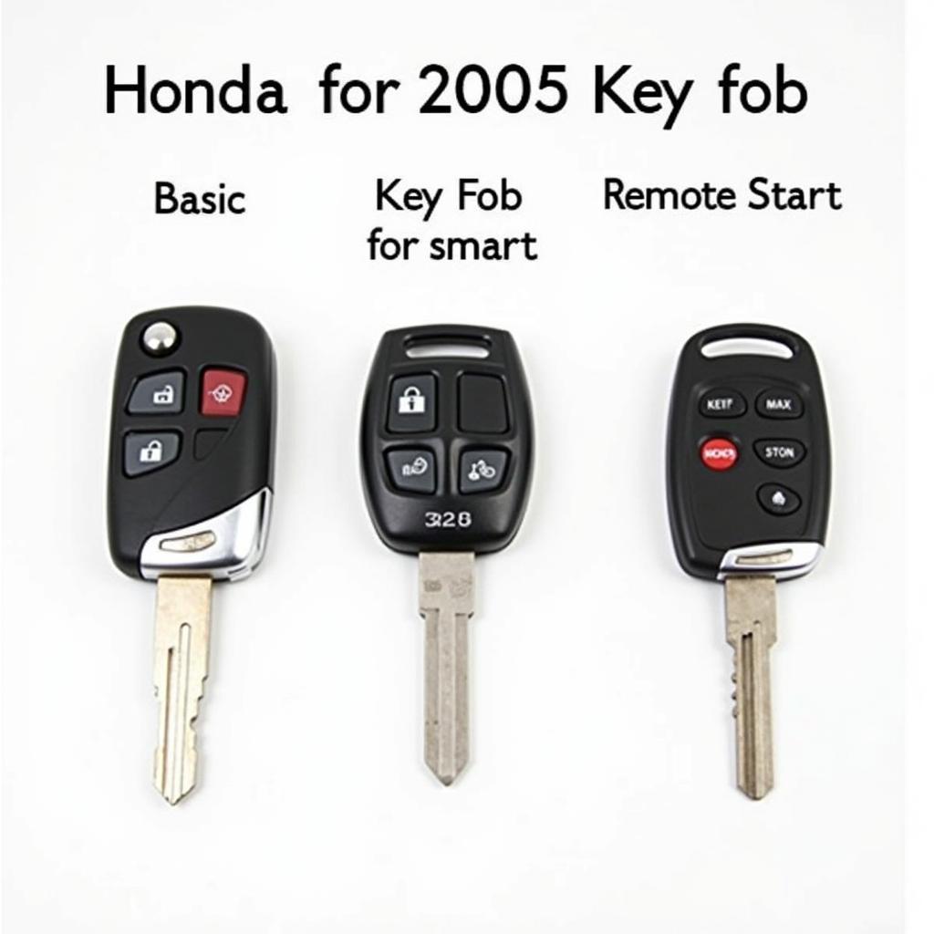 Different 2005 Honda Accord Key Fob Types