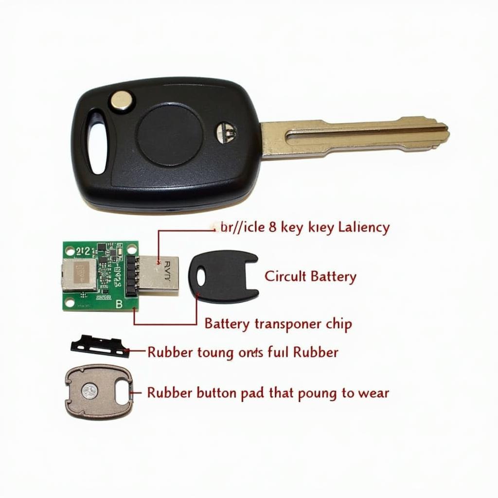 Inside a 2005 Honda Pilot Key Fob