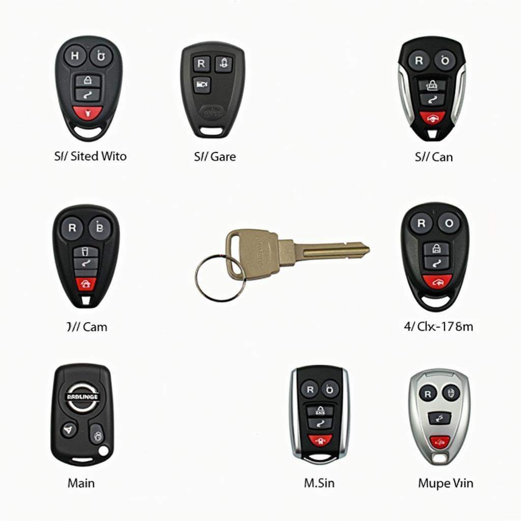 Different Types of 2005 Nissan Murano Key Fobs