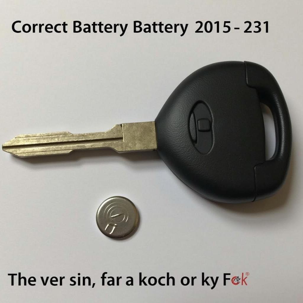 Identifying the correct CR2032 battery for a 2005 Pontiac Grand Prix key fob