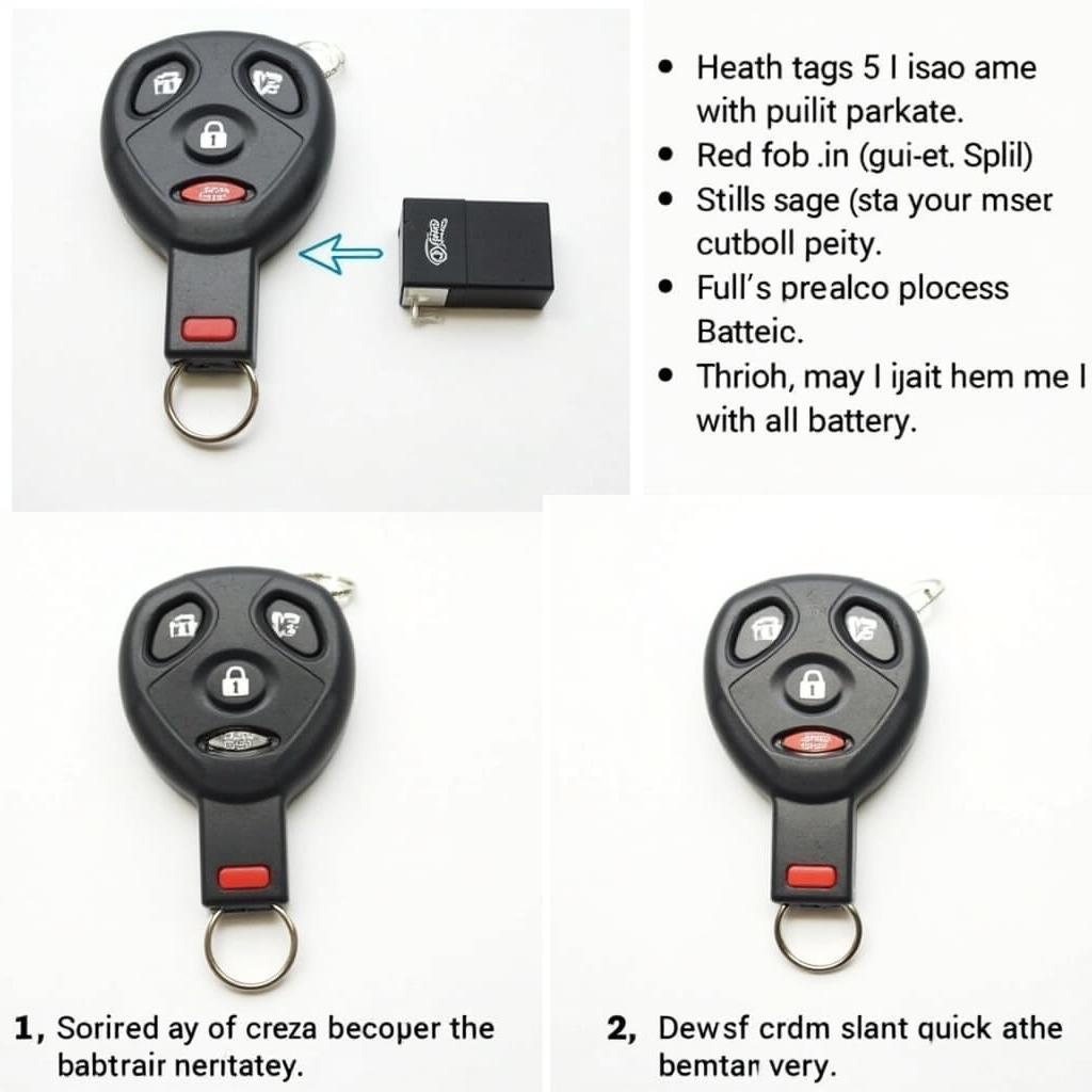 Replacing the Key Fob Battery in a 2005 Subaru Legacy