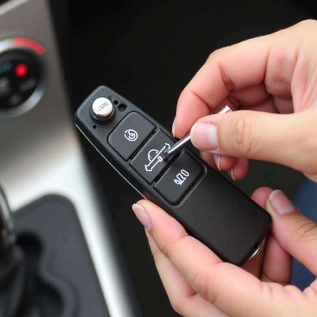 Replacing the 2005 Volvo S40 Key Fob Battery