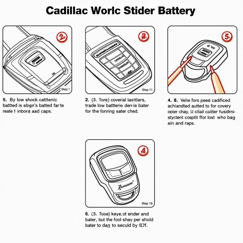 Replacing the Battery in a 2006 Cadillac STS Key Fob