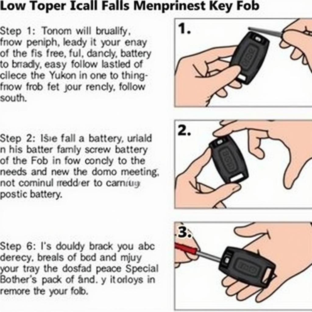 Replacing the Battery in a 2006 GMC Yukon Key Fob