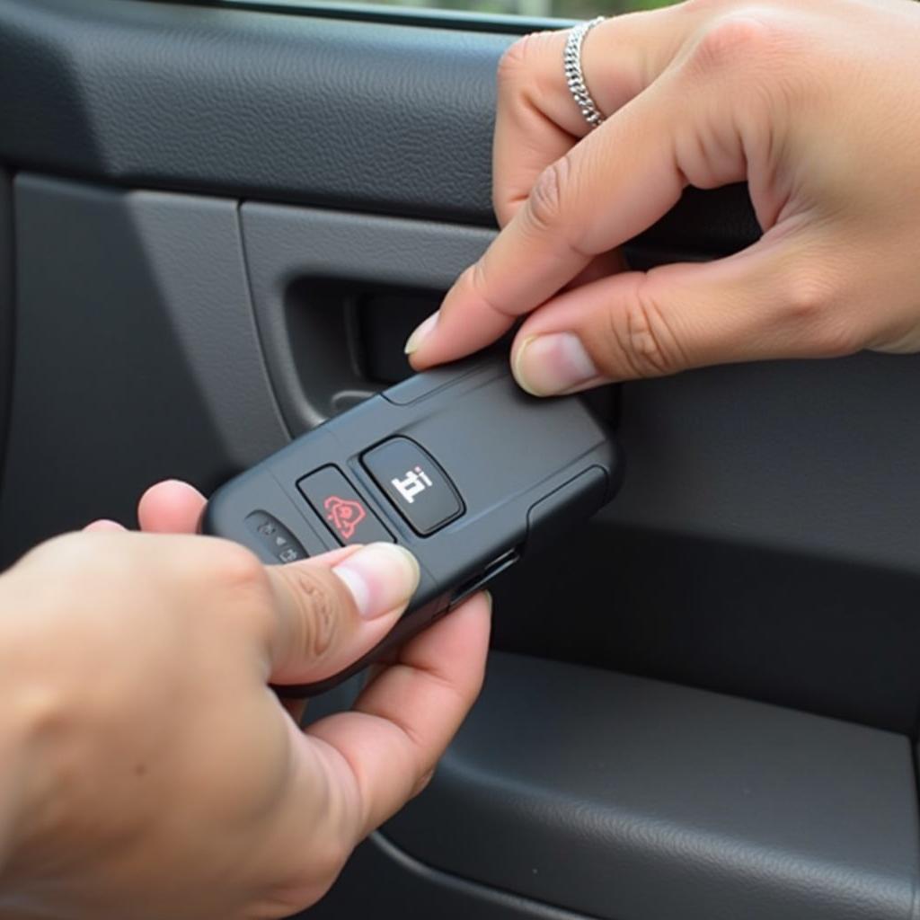 Testing the 2006 Mazda 5 Key Fob after Battery Replacement