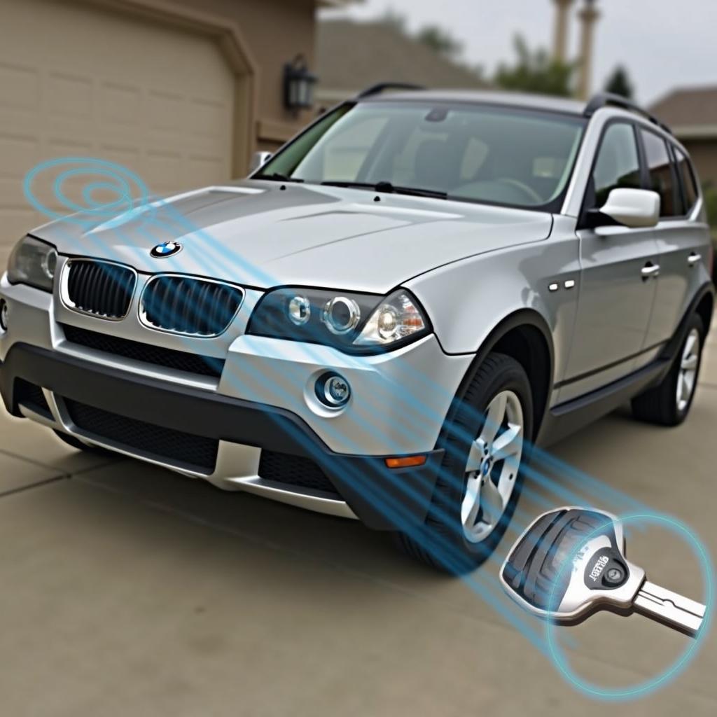 2007 BMW X3 Key Fob Showing Low Signal Range due to Weak Battery