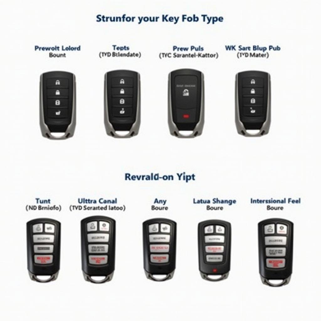 Different 2007 Cadillac Escalade Key Fobs