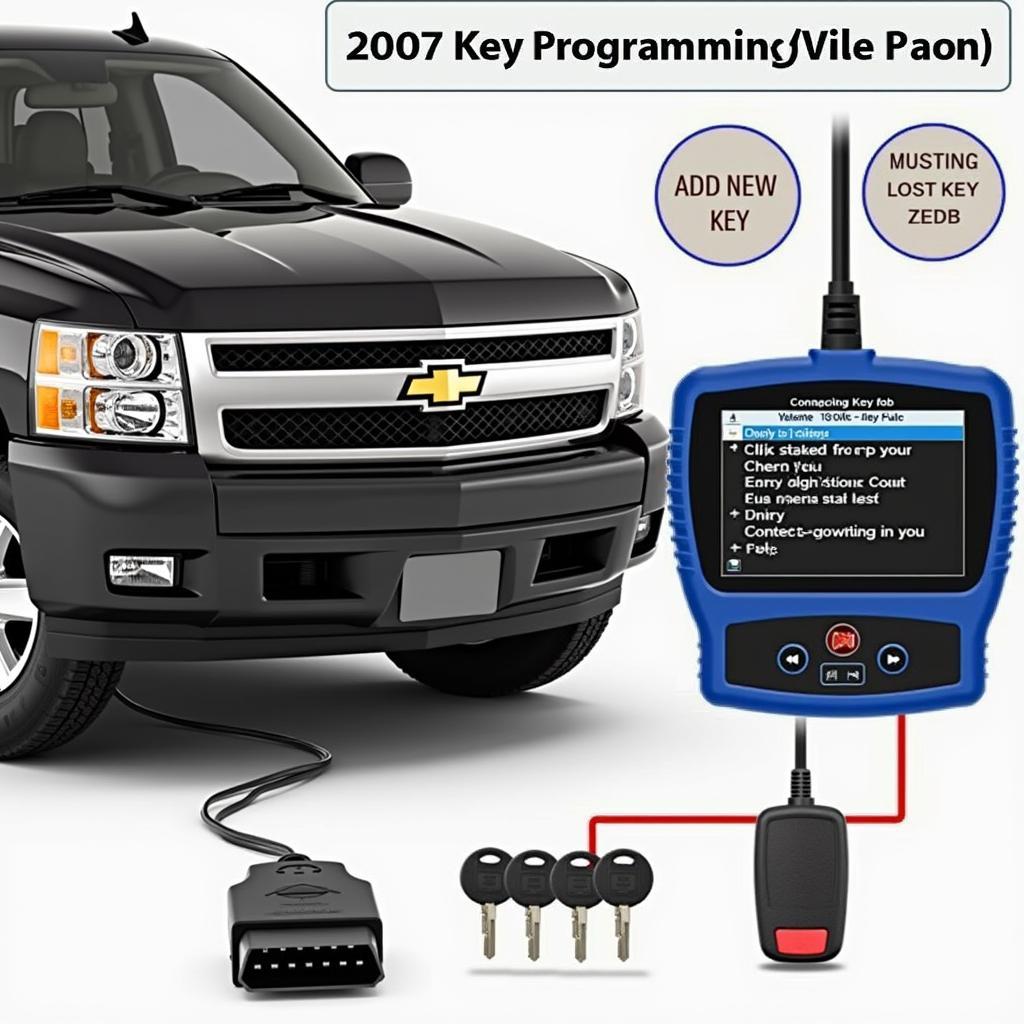 Using a Diagnostic Tool to Program a 2007 Chevy Silverado Key Fob