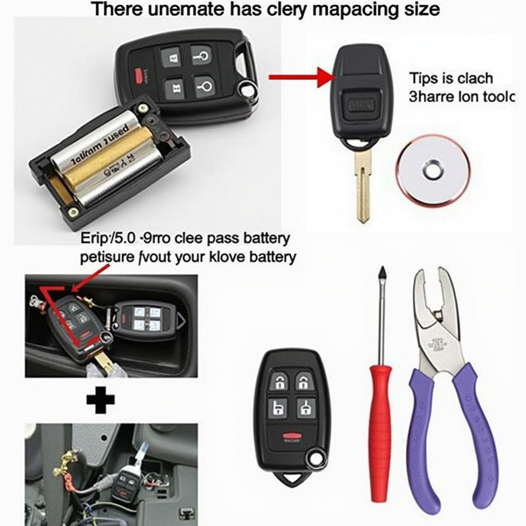 Replacing the battery in a 2007 Chevy Suburban key fob