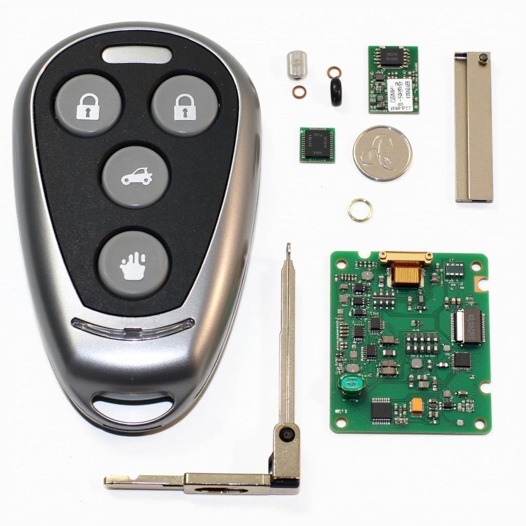 2007 Chrysler Pacifica Key Fob Components Explored