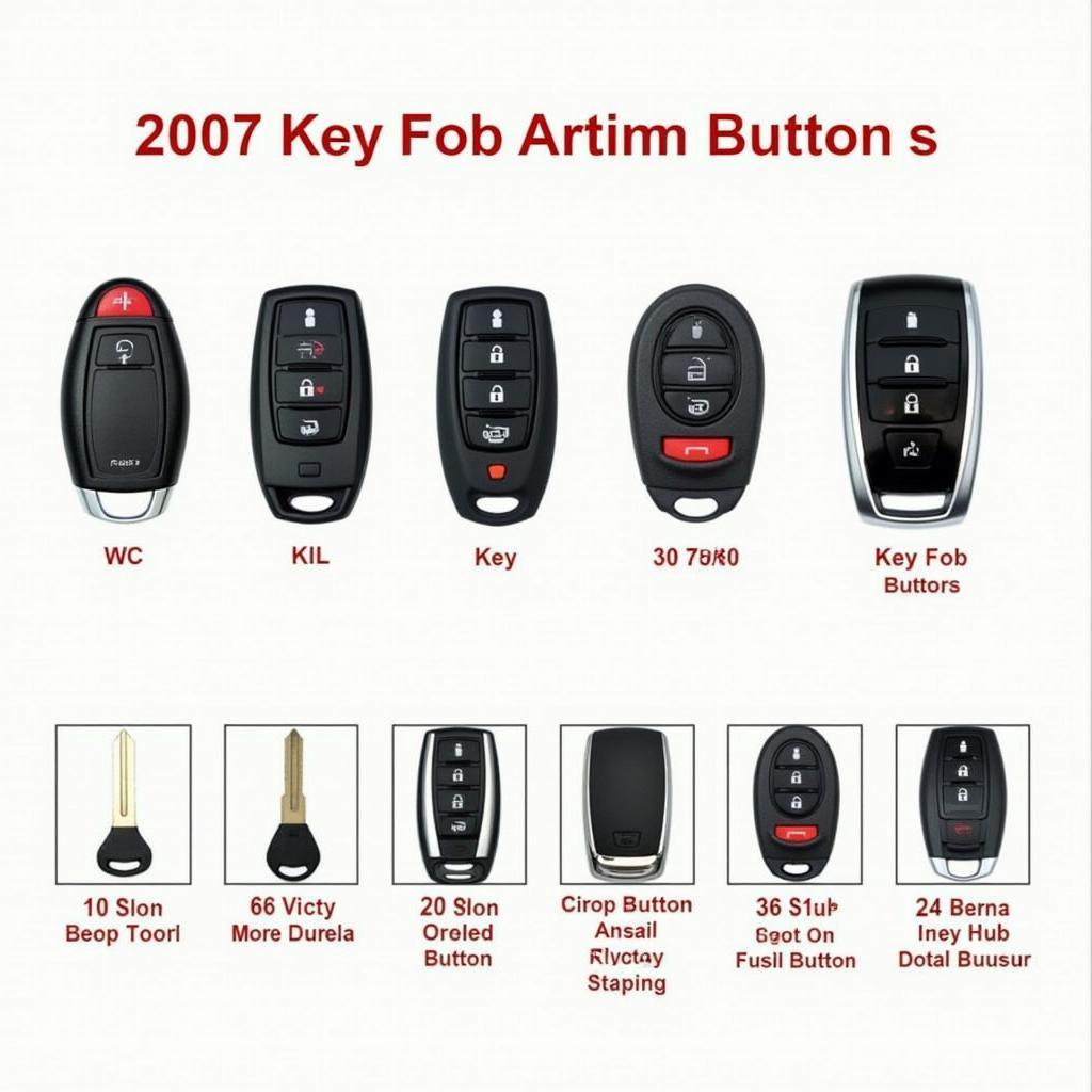 2007 Kia Optima Key Fob Types and Variations