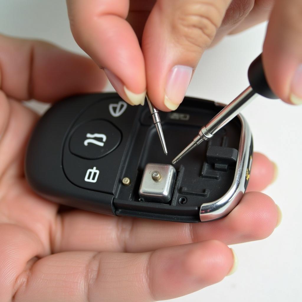 Replacing the Battery in a 2007 Lexus GS 350 Key Fob