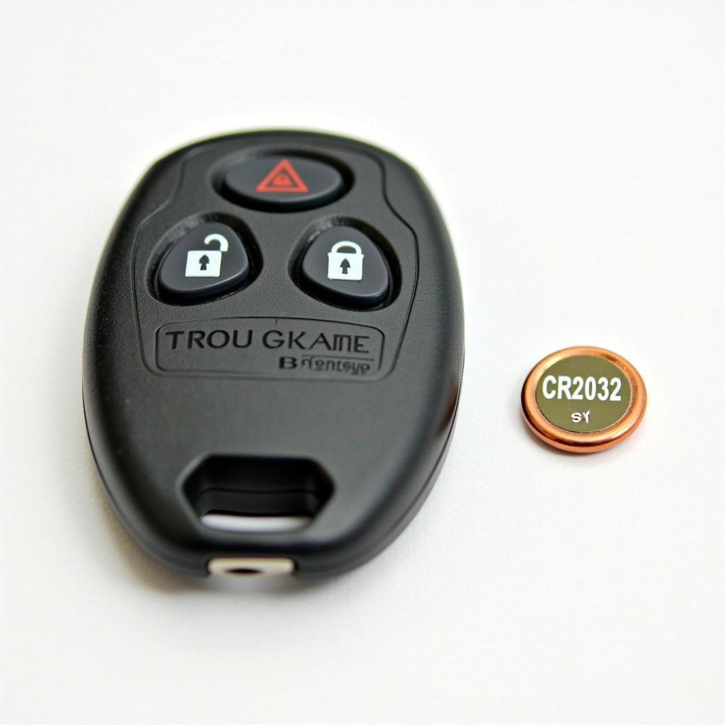 2007 Lexus Key Fob Battery - CR2032 Battery Closeup