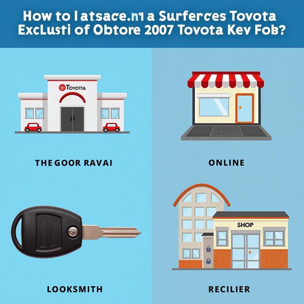 Key Fob Options for 2007 Toyota Prius - Dealership, Online, Locksmith