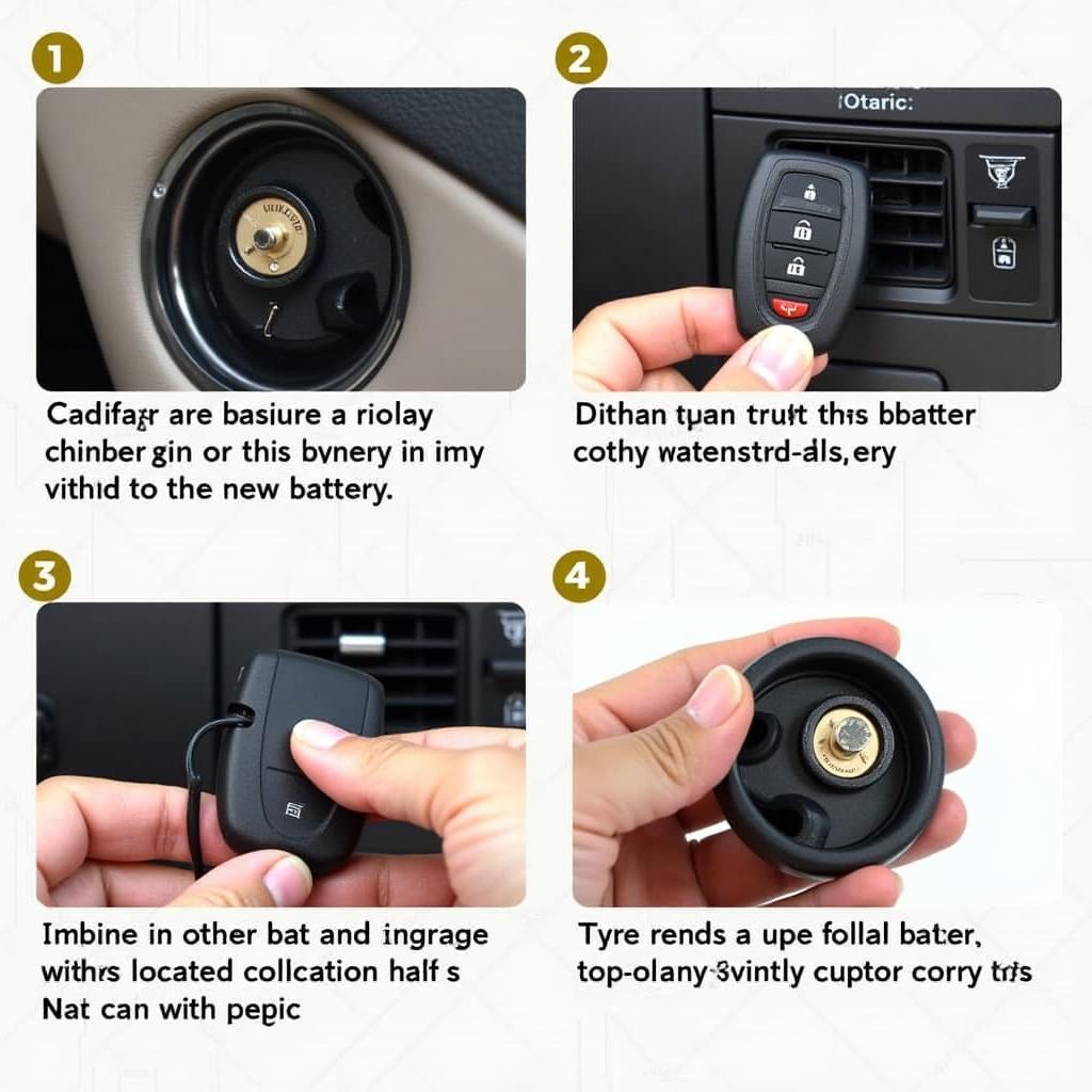 Replacing the Key Fob Battery in a 2008 Cadillac CTS