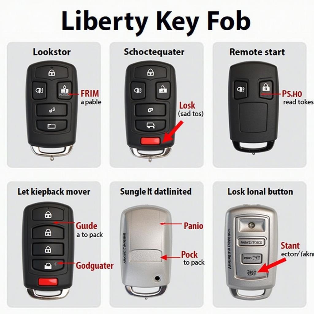 2008 Jeep Liberty Key Fob Options: Remote Start, Panic Button, Lock/Unlock