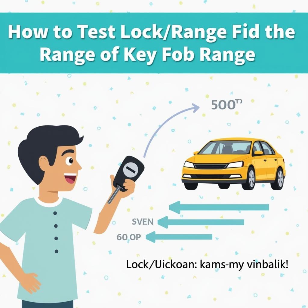 Testing the range of a 2008 Lexus GX470 key fob