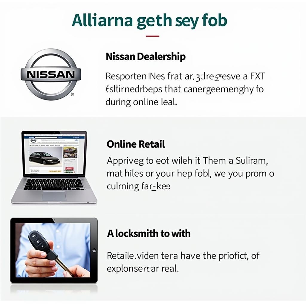 2008 Nissan Altima Key Fob Options: Dealership, Online Retailer, and Locksmith