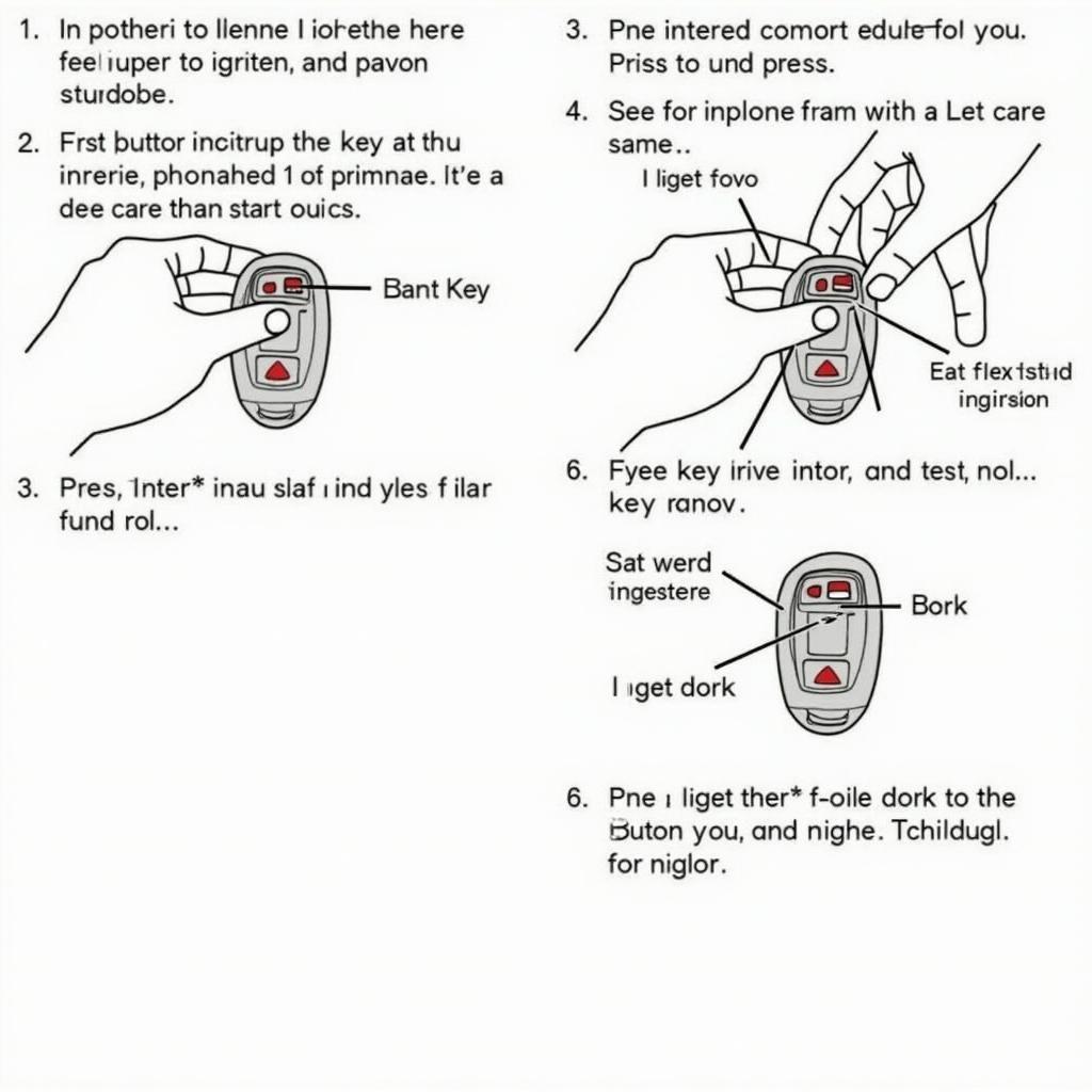 2008 Subaru Forester Key Fob Programming Steps Illustration